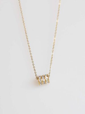 Collar Cilindro Brillante