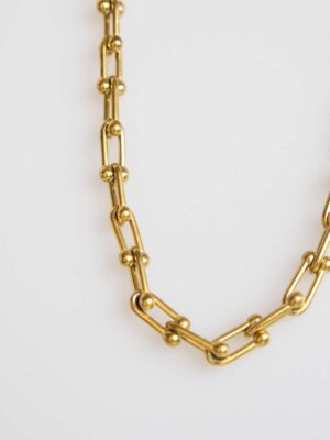 Collar Eslabones Esferas
