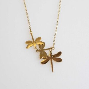 Collar Colgante con forma de Libélula