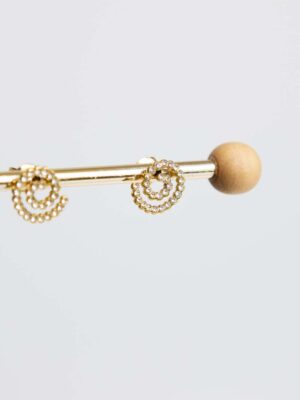 Aros Espiral Zirconia